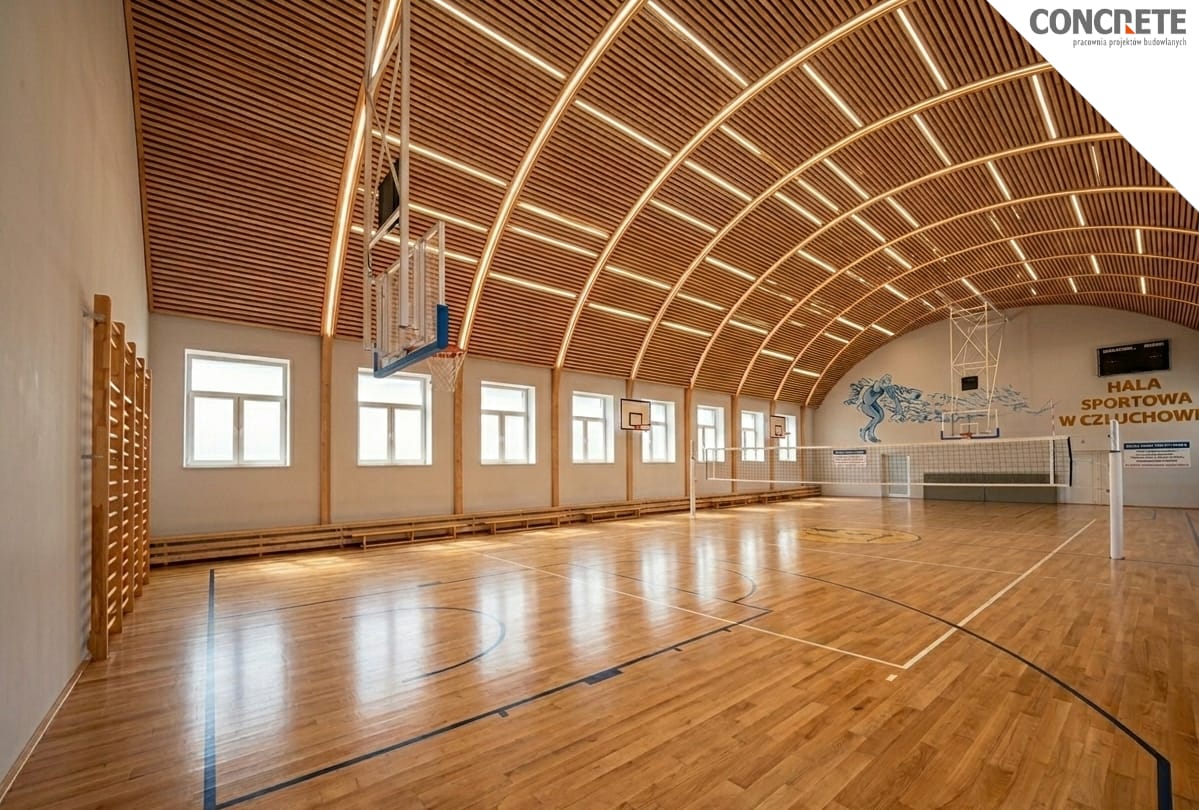 Hala sportowa mała OSiR Człuchów